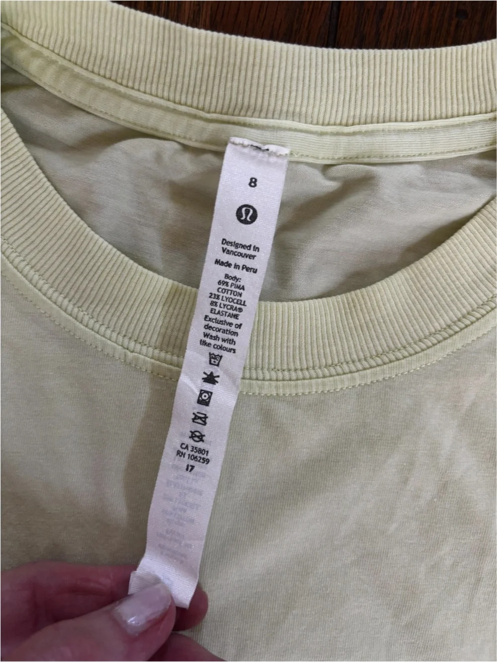 LULULEMON *BUNDLE* Two 'All Yours' Tees in Vivid Plum & Crispin Green (8)